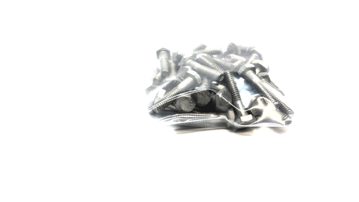 THE 1/4"-20 x 1-1/4" 304 Stainless Steel Hex Head Cap Screw [Lot of 42] NOS