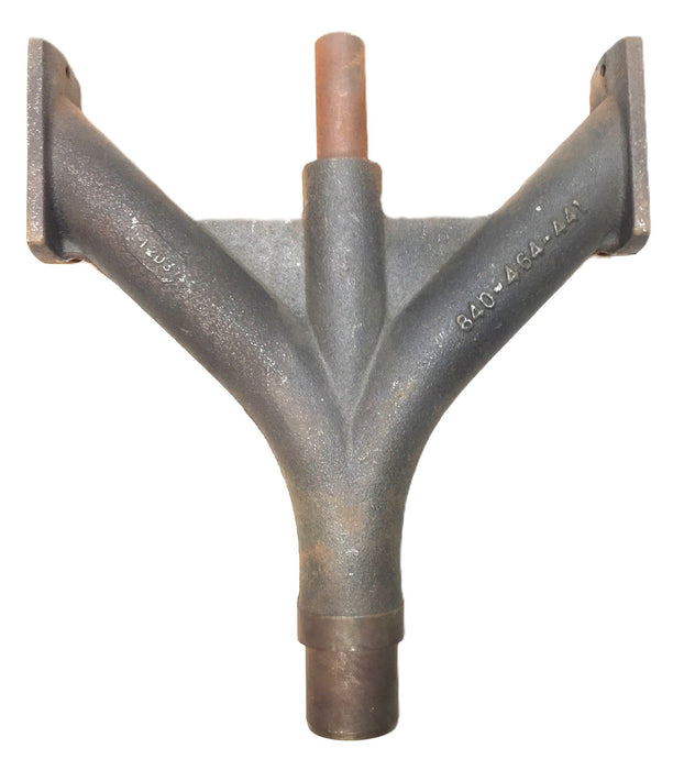 Unbranded Cast Iron Double Combination Wye Pipe Fitting 840-464-441 NOS