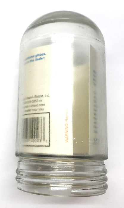 Shat-R-Shield Teflon Coated Shatter/Temp Resistant Glass Globe 6-3/4"x3-1/4" NOS