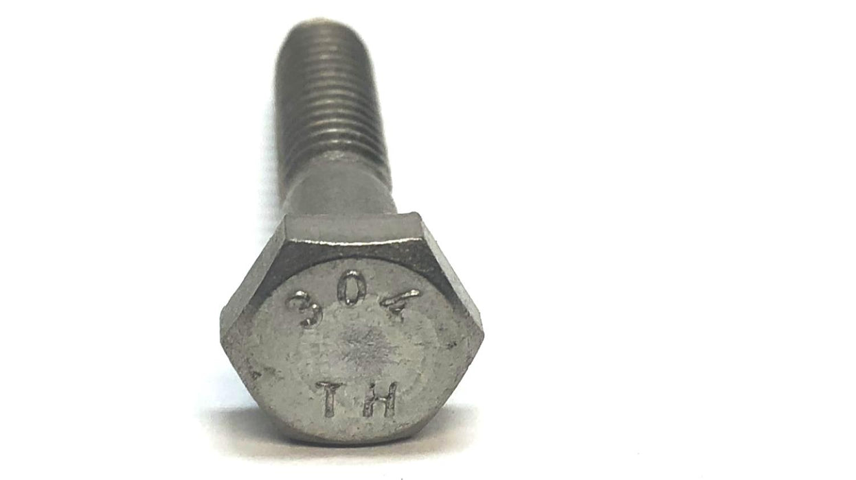 TH 1/4"-20 x 1-1/4" 304 Stainless Steel Hex Head Cap Screw [Lot of 64] NOS