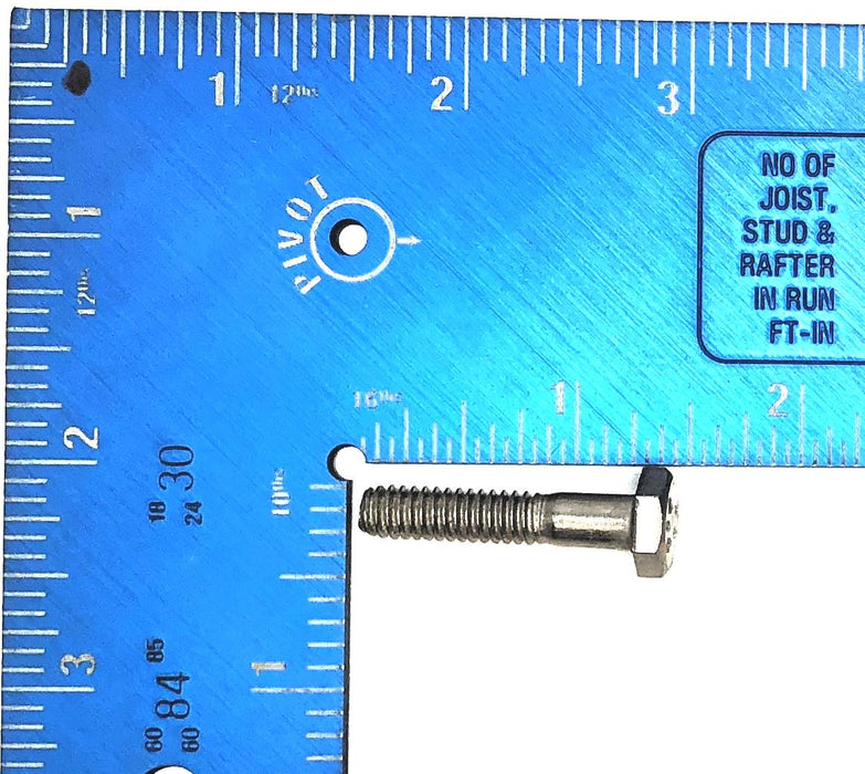 TH 1/4"-20 x 1-1/4" 304 Stainless Steel Hex Head Cap Screw [Lot of 64] NOS