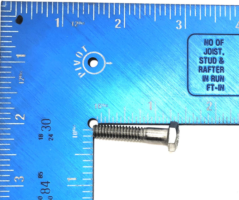 THE 1/4"-20 x 1-1/4" Stainless Steel Hex Head Cap Screw [Lot of 57] F593C NOS