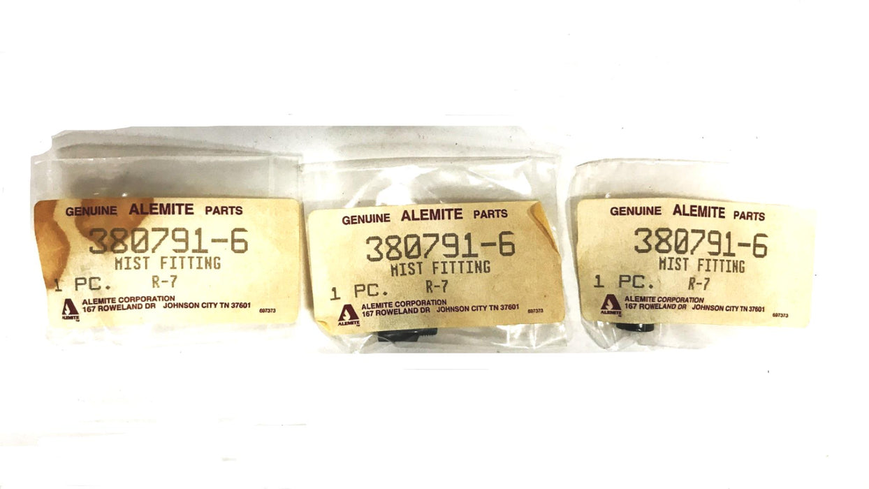 Alemite Thread Fitting 380791-6 [Lot of 3]  NOS