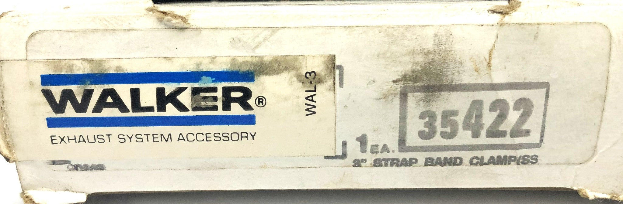 Walker 3 Inch Band And Clamp 35422 NOS