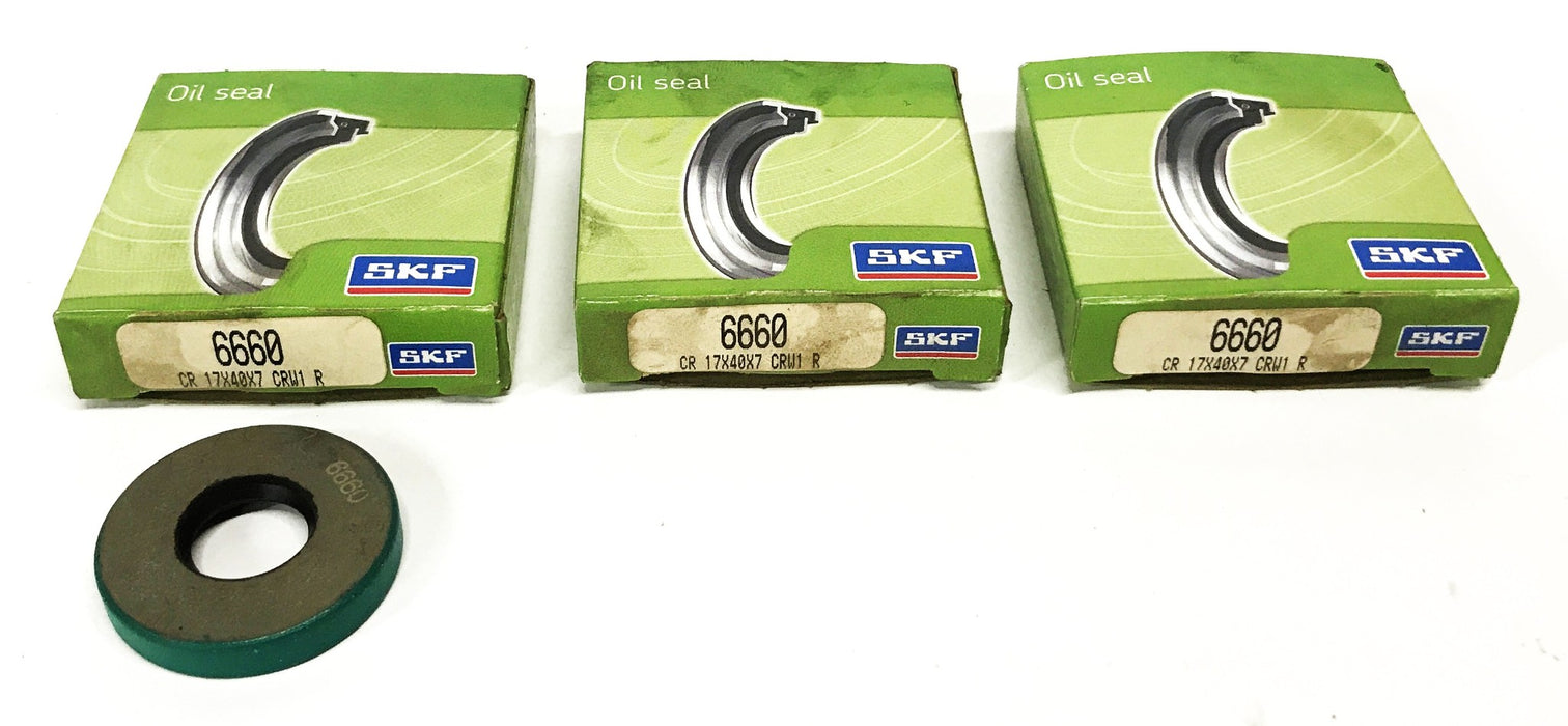 SKF 1-5/8 inch Single Lip Oil Seal 6660 [Lot of 3] NOS