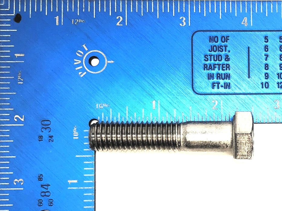 THE 1/2"-13 x 2-1/4" Stainless Steel Hex Head Cap Screw [Lot of 46] F593C NOS
