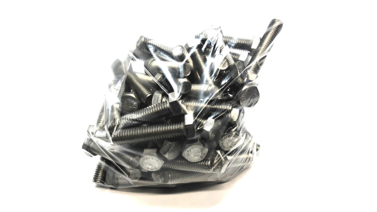 TH 1/2"-13 x 2-1/4" 304 Stainless Steel Hex Head Cap Screw [Lot of 65] NOS