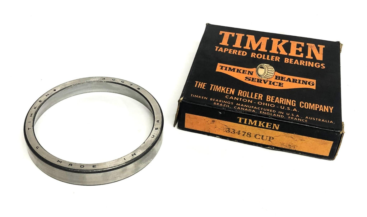 Timken Tapered Roller Bearing Cup 33478 NOS