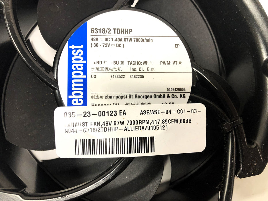 Ebmpapst Exhaust Fan 6318/2-TDHHP NOS