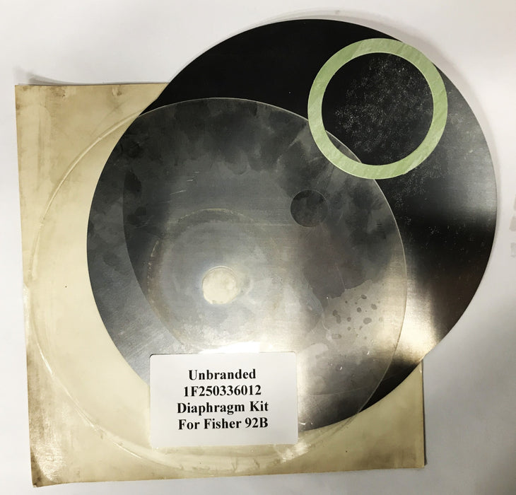 Unbranded 10 inch Metal Diaphragm Kit for Fisher 92B Valve 1F250336012 NOS