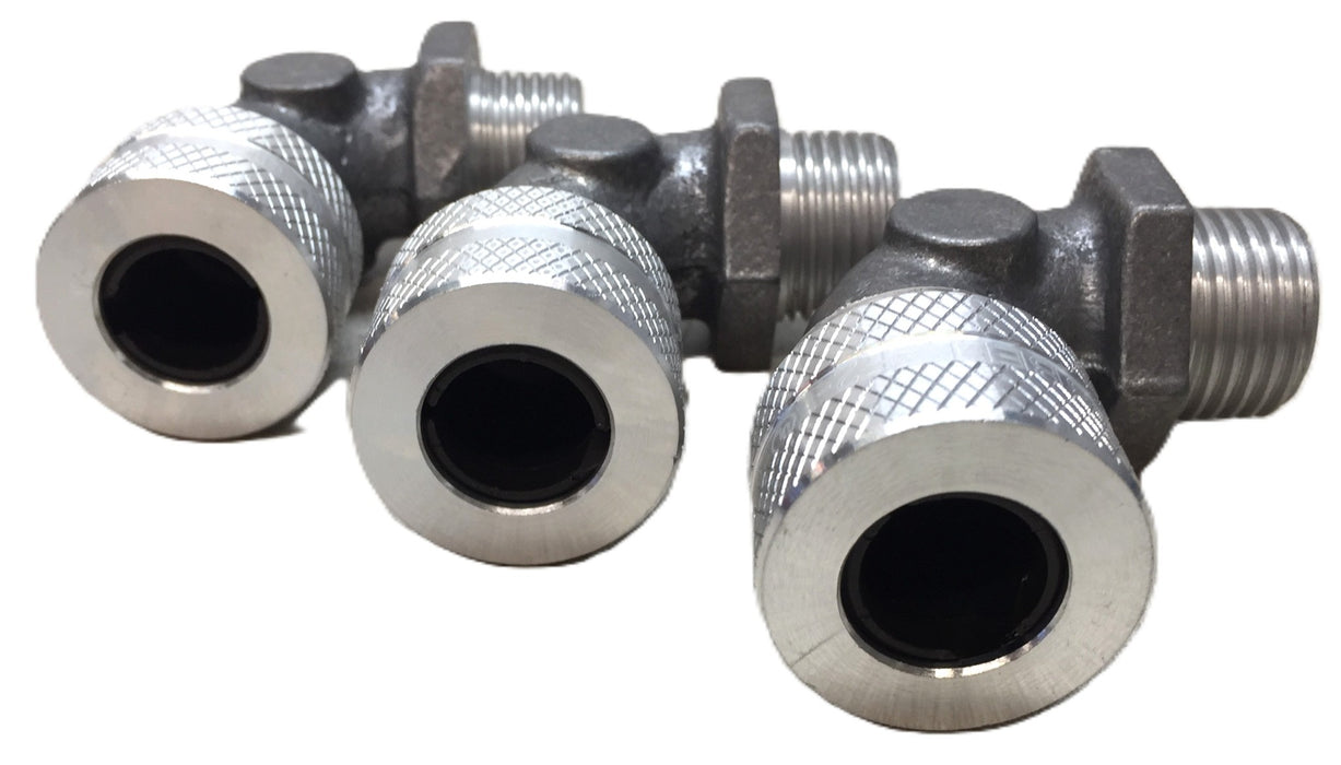 Hubbell Liquid Tight M20 Aluminum 90-Degree Cord Connector F2 [Lot of 3] NOS