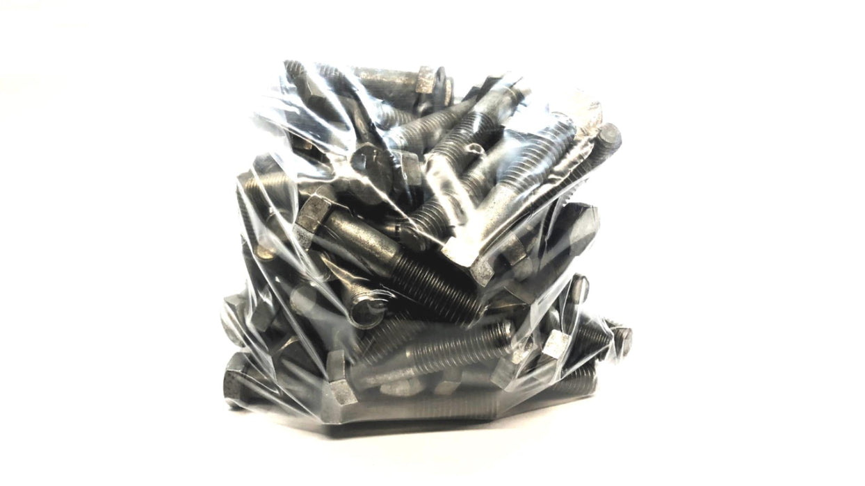 Unbranded 1/2"-13 x 2-1/4" Stainless Steel Hex Head Cap Screw [Lot of 65] NOS