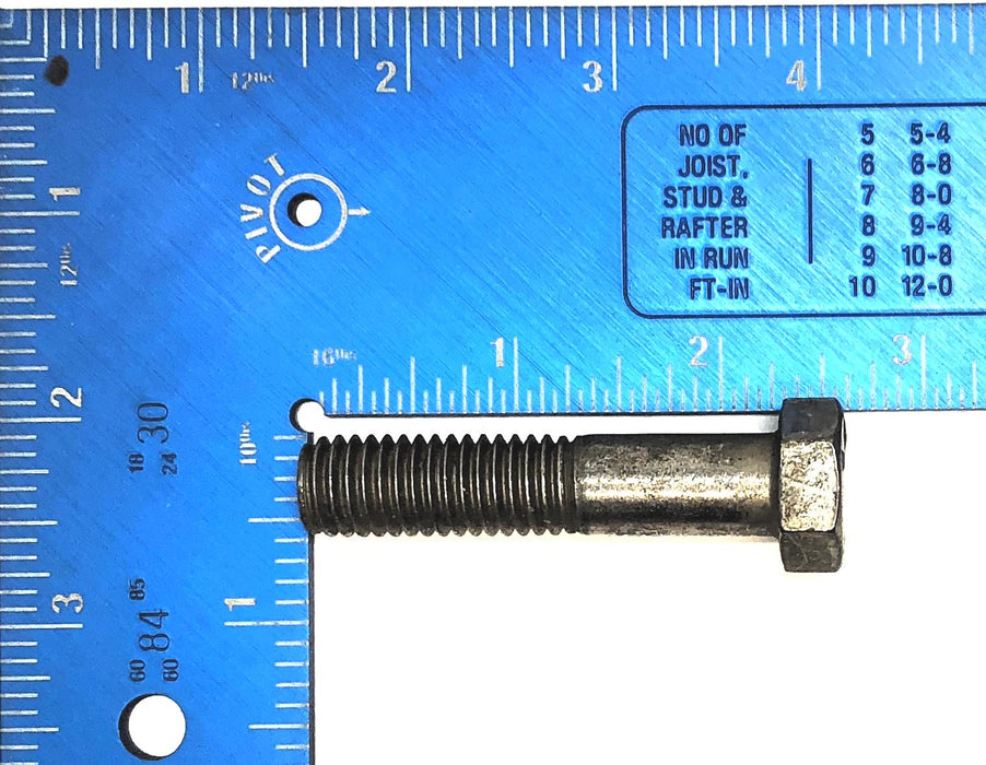 Unbranded 1/2"-13 x 2-1/4" Stainless Steel Hex Head Cap Screw [Lot of 65] NOS