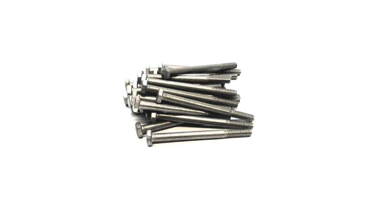 HP 1/4"-20 x 3" Stainless Steel Hex Head Cap Screw [Lot of 24] NOS