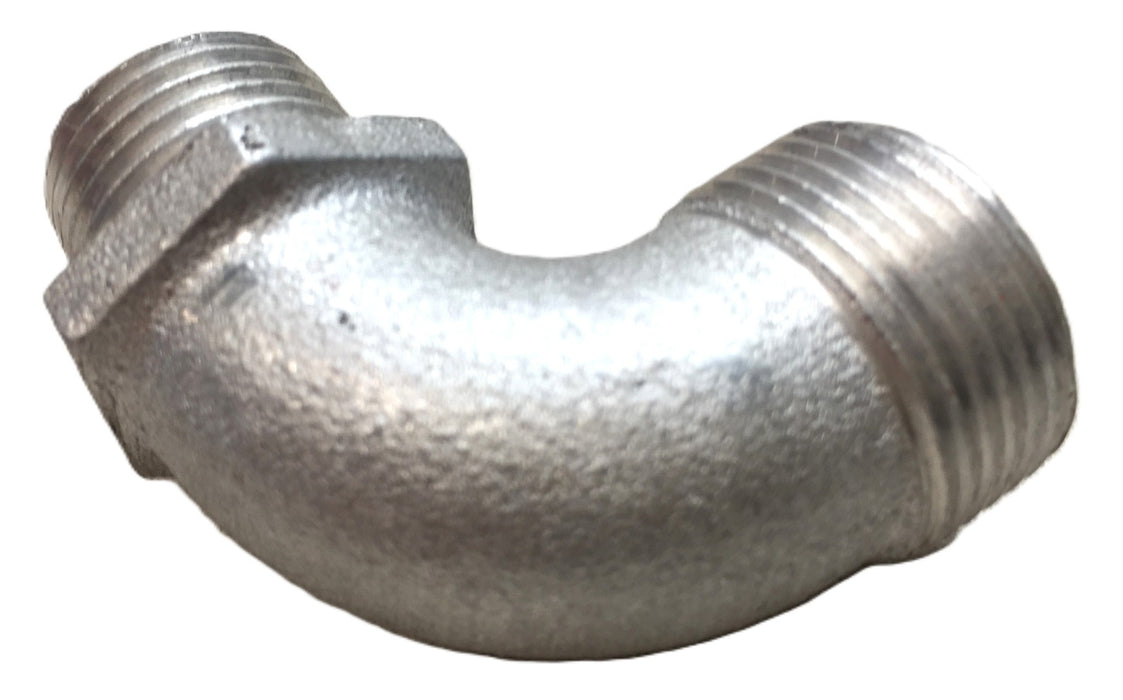 Unbranded Aluminum 1" x 3/4" Reducer Elbow [Lot of 6] NOS