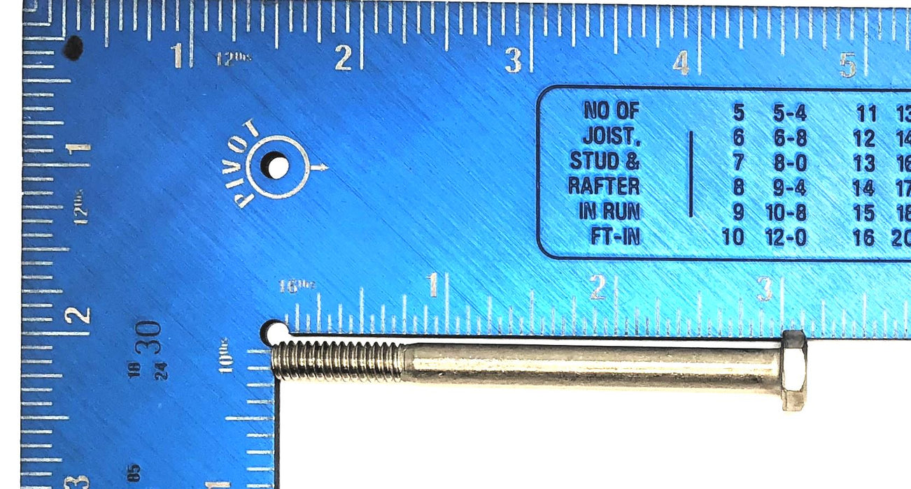 HP 1/4"-20 x 3" Stainless Steel Hex Head Cap Screw [Lot of 24] NOS