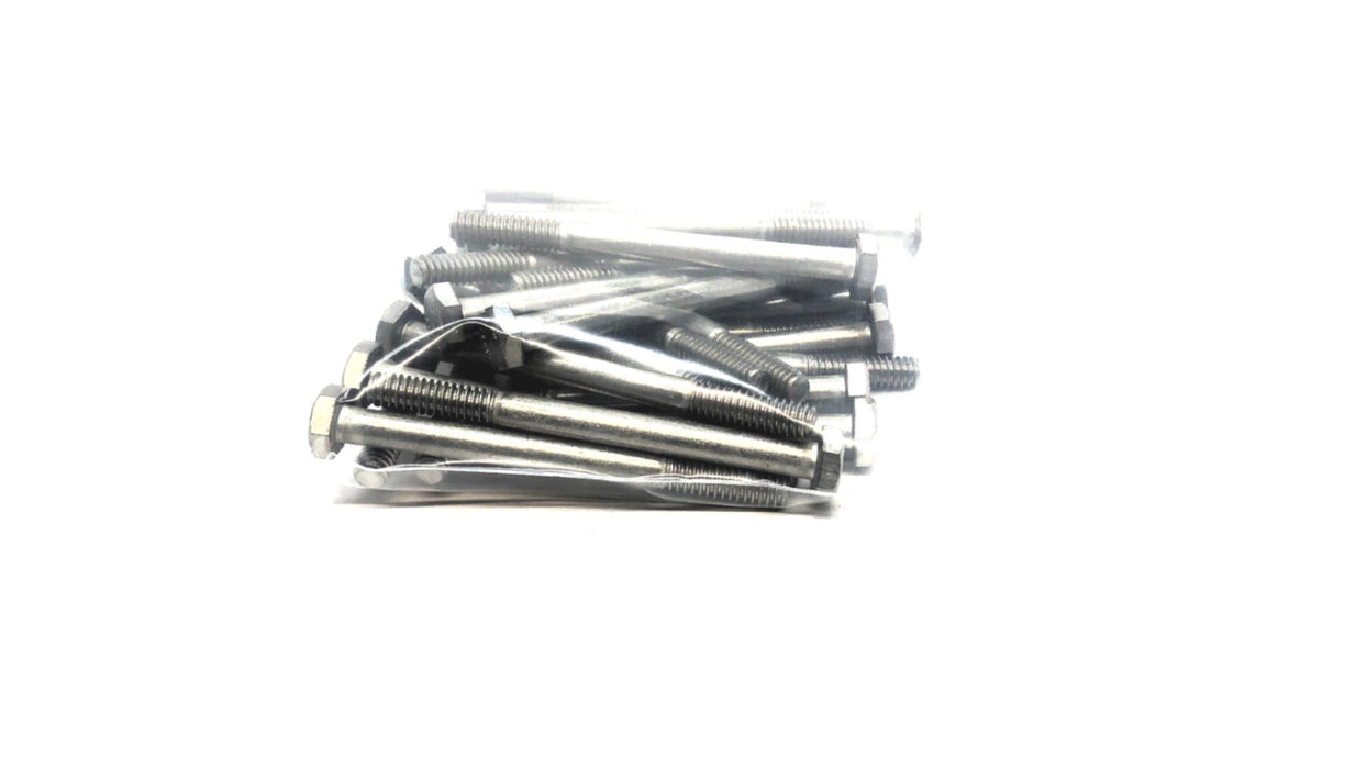 TH 1/4"-20 x 3" Stainless Steel Hex Head Cap Screw F593C1 [Lot of 25] NOS