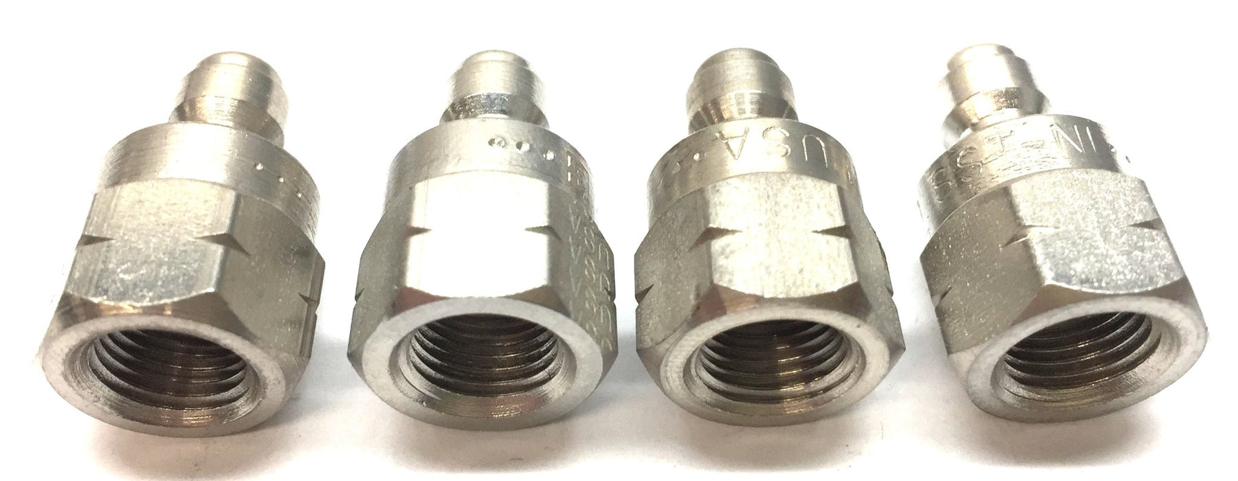 Parker 3/8" 303 S/S Hydraulic Quick Connect Hose Coupling SST-N1 [Lot of 4] NOS