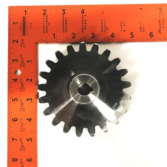 Unbranded 21-Tooth 4-1/2 inch Roller Chain Sprocket NOS