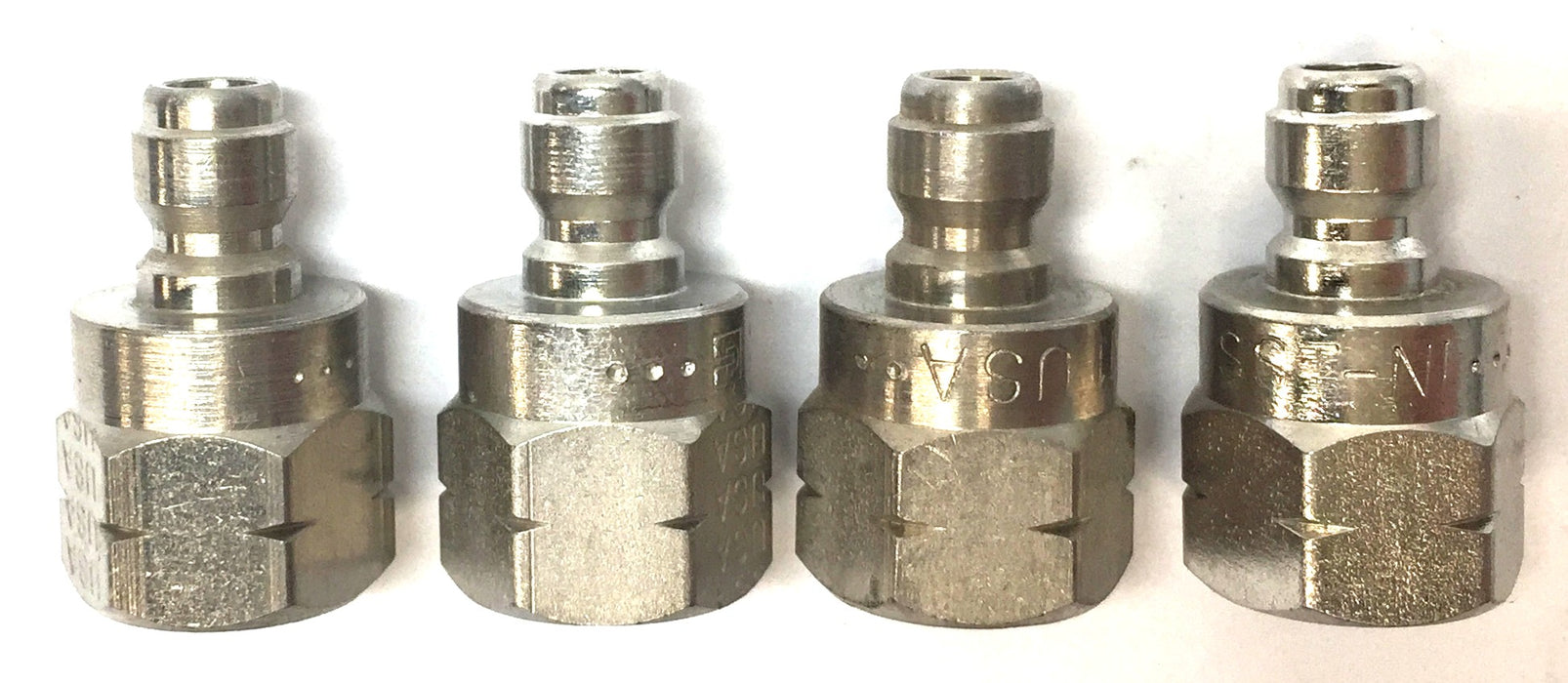Parker 3/8" 303 S/S Hydraulic Quick Connect Hose Coupling SST-N1 [Lot of 4] NOS