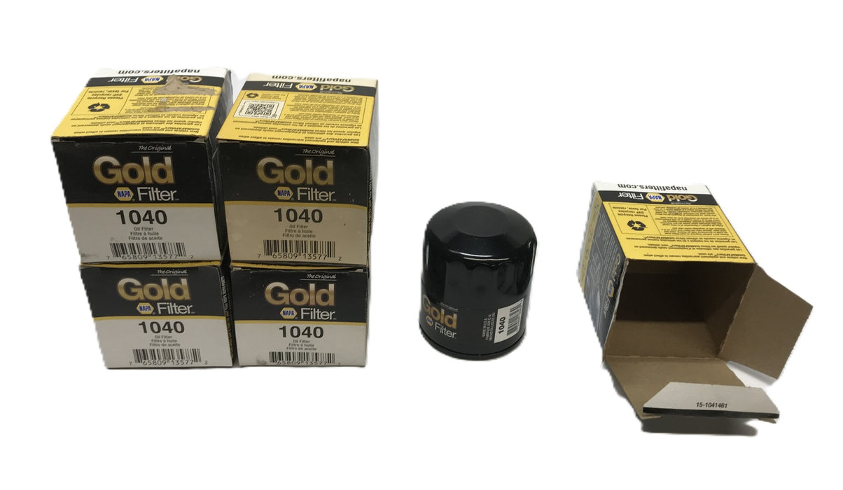 Napa Gold Oil Filter 1040 [Lot of 5] NOS