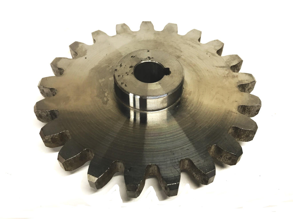 Unbranded 21-Tooth 4-1/2 inch Roller Chain Sprocket NOS