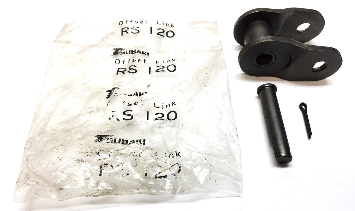Tsubaki RS 120 Offset Chain Link [Lot of 3] NOS