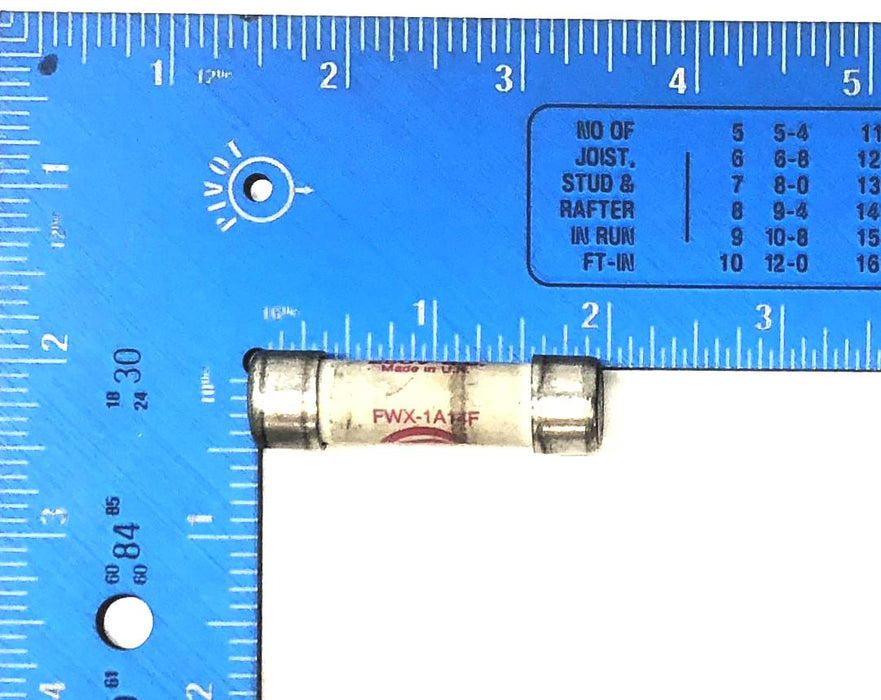 Bussmann 250V 1 Amp Specialty Fuse FWX-1A14F NOS