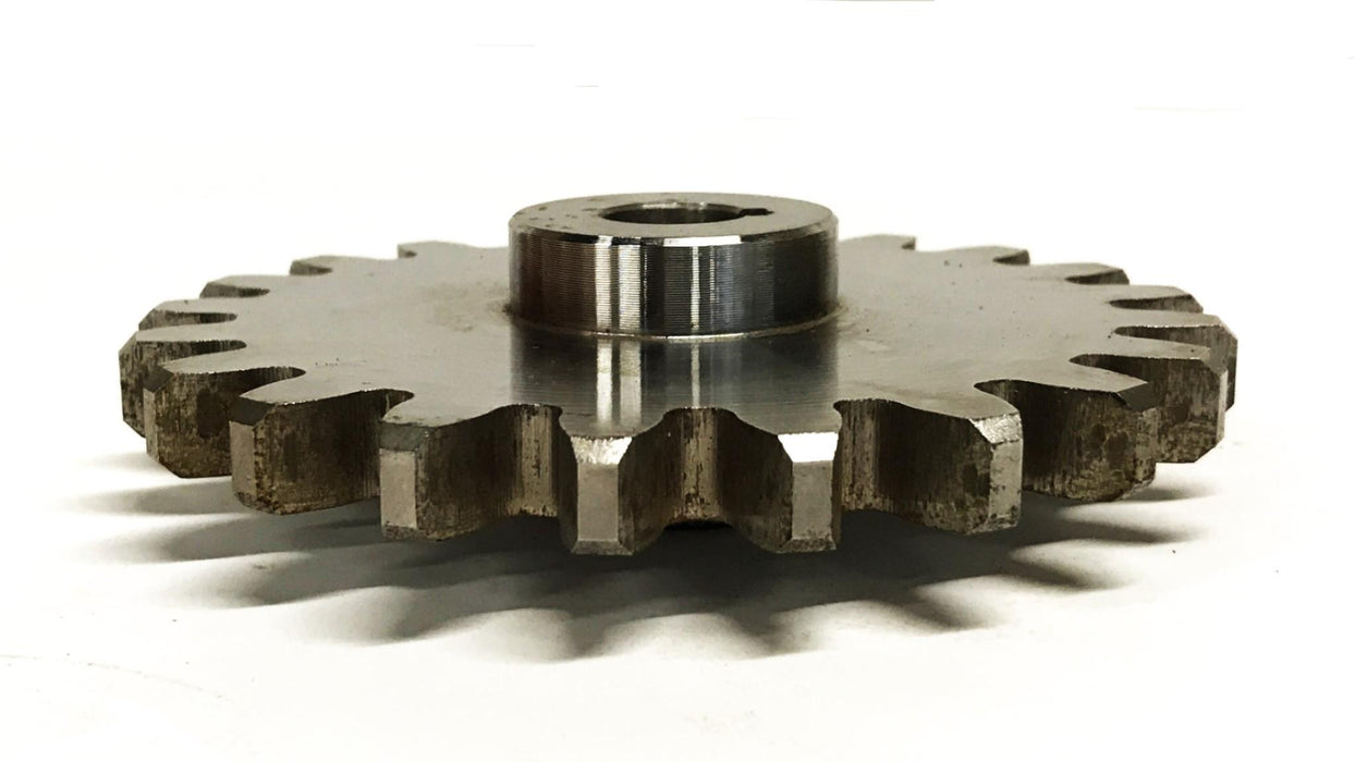 Unbranded 21-Tooth 4-1/2 inch Roller Chain Sprocket NOS