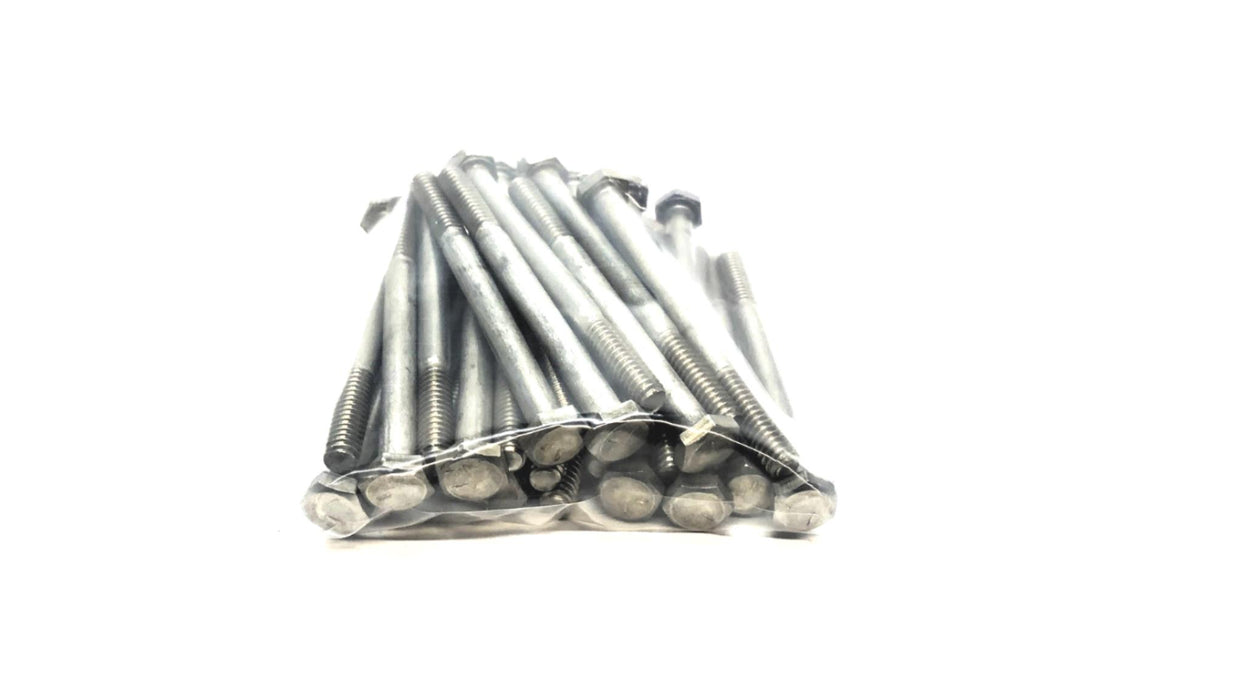 Unbranded 1/4"-20 x 3" Stainless Steel Hex Head Cap Screw [Lot of 31] NOS