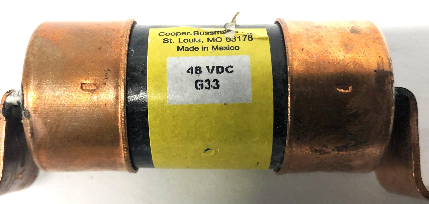 Bussmann G33 48VDC Fuse ALS-400B NOS