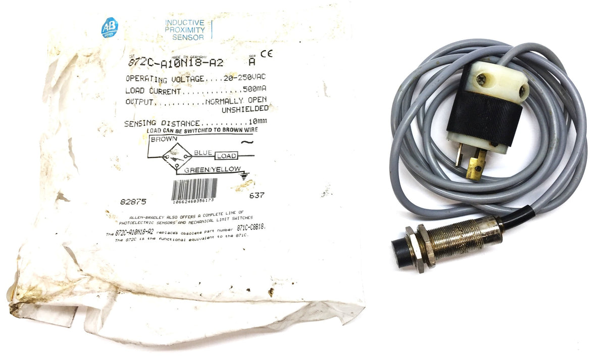 Allen-Bradley Proximity Switch 872C-A10N18-A2 USED