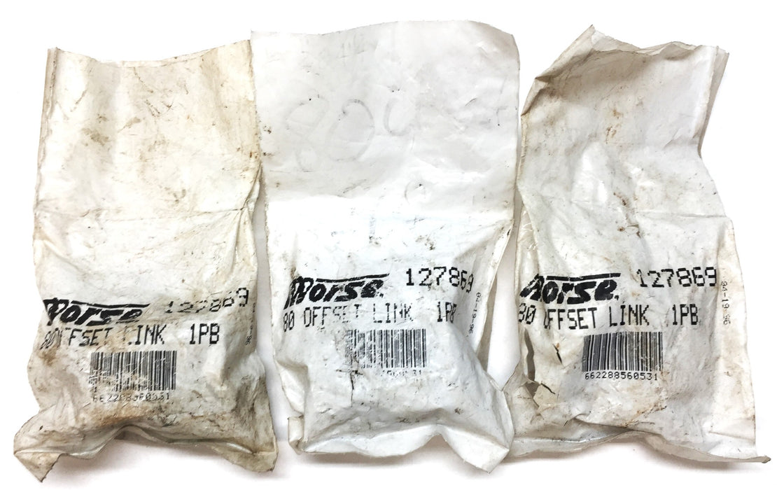 Morse 80 O/L Offset Chain Link 127869 [Lot of 3] NOS