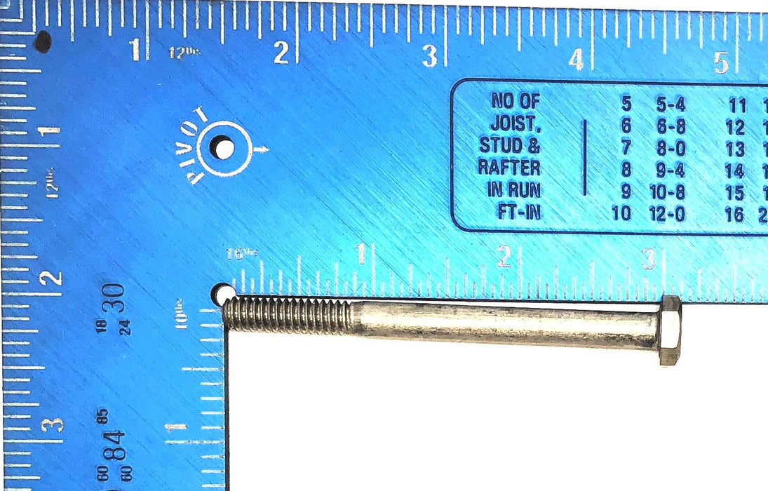 Unbranded 1/4"-20 x 3" Stainless Steel Hex Head Cap Screw [Lot of 30] NOS
