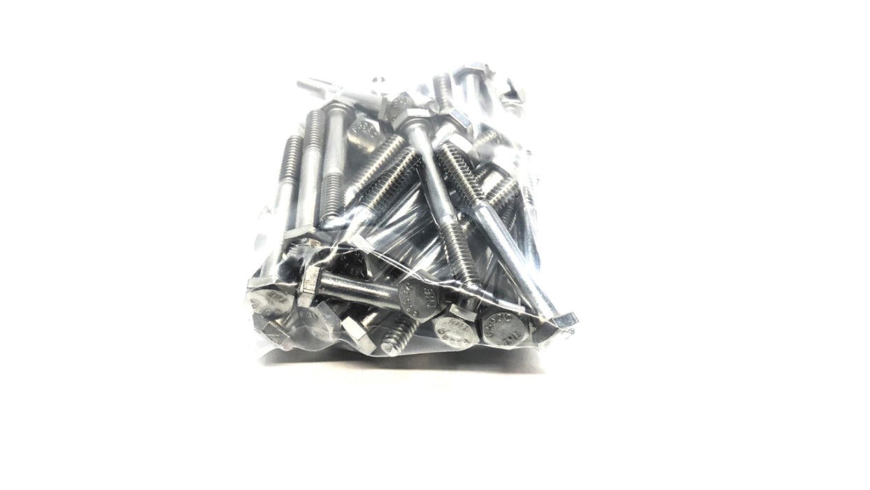 THE 1/4"-20 x 2-1/4" Stainless Steel Hex Head Cap Screw F593C [Lot of 47] NOS