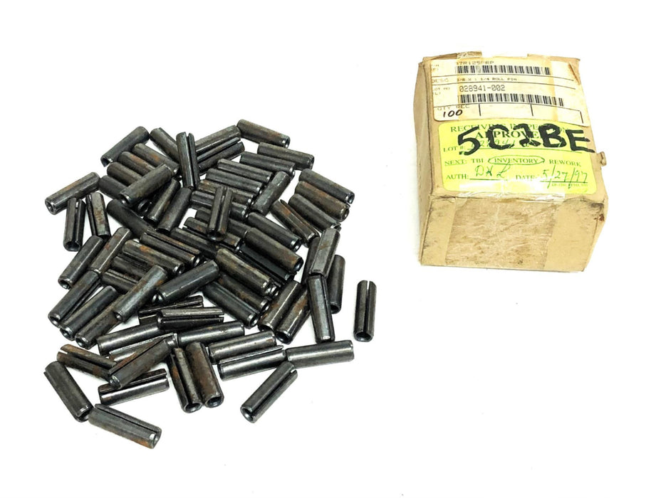Unbranded 3/8X1-1/4 Inch Spring Pin 37R125PRP [Lot of 70] NOS