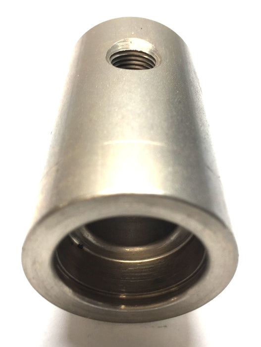 Unbranded 2.12" x .86" x .86" S/S Pipe Coupling w/Set Screw Opening 5662 NOS