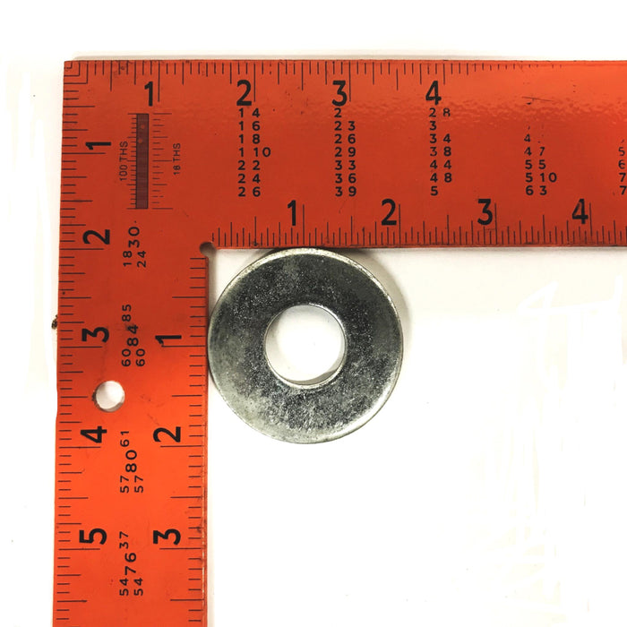 Unbranded 3/4 inch x 2 inch Steel Zinc Flat Washers [Lot of 60] NOS