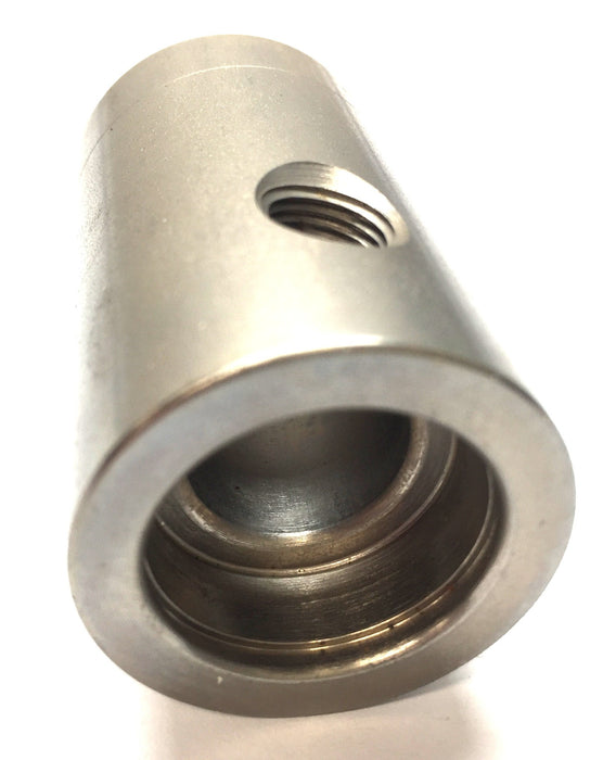 Unbranded 2.12" x .86" x .86" S/S Pipe Coupling w/Set Screw Opening 5662 NOS