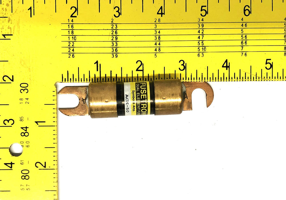 Fusetron 130VDC Dual Element Fuse ACK-50 [Lot of 2] NOS