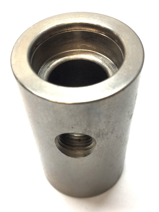 Unbranded 2.12" x .86" x .86" S/S Pipe Coupling w/Set Screw Opening 5662 NOS