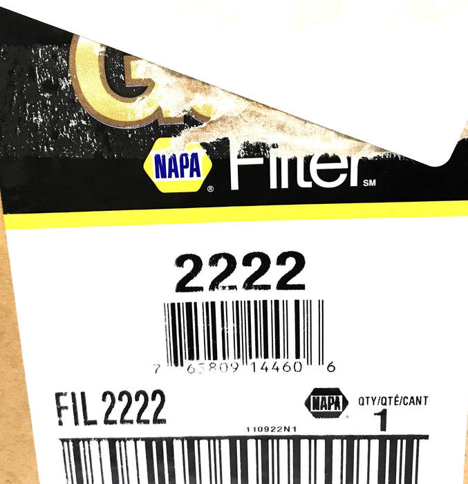 Napa Gold Air Filter 2222 NOS