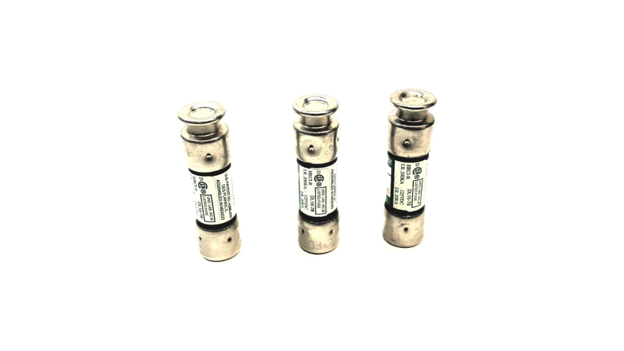 Littelfuse Slo-Blo 250VAC Time-Delay Dual Element Fuse FLNR10 [Lot of 3] NOS