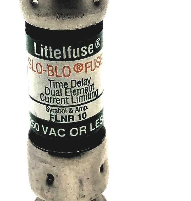 Littelfuse Slo-Blo 250VAC Time-Delay Dual Element Fuse FLNR10 [Lot of 4] NOS