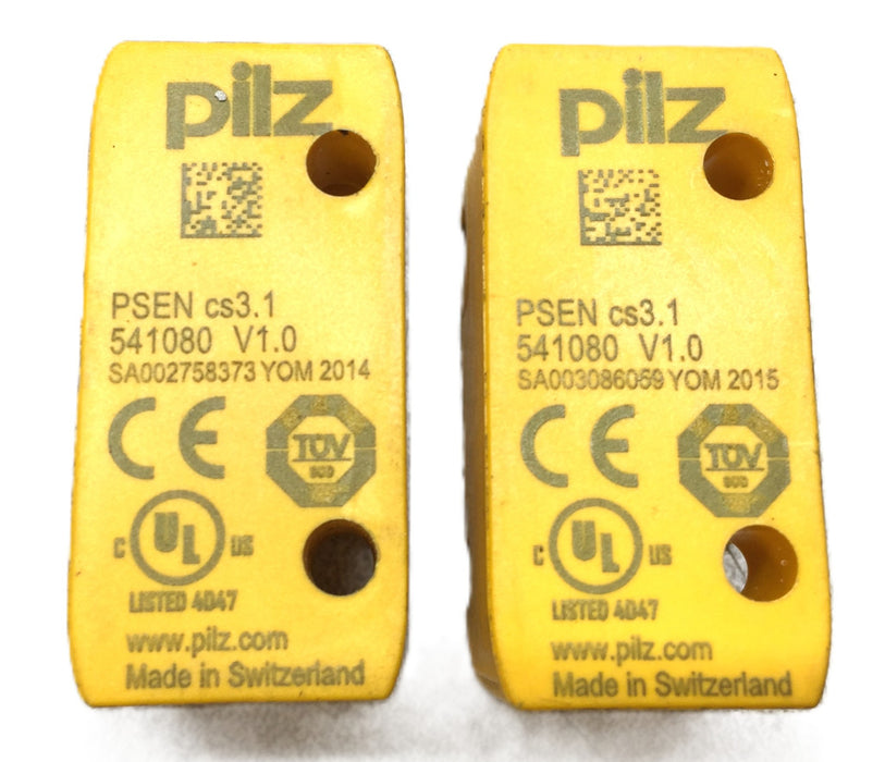 Pilz PSEN CS3.1 RFiD Safety Switch V1.0 541080 [Lot of 2] USED