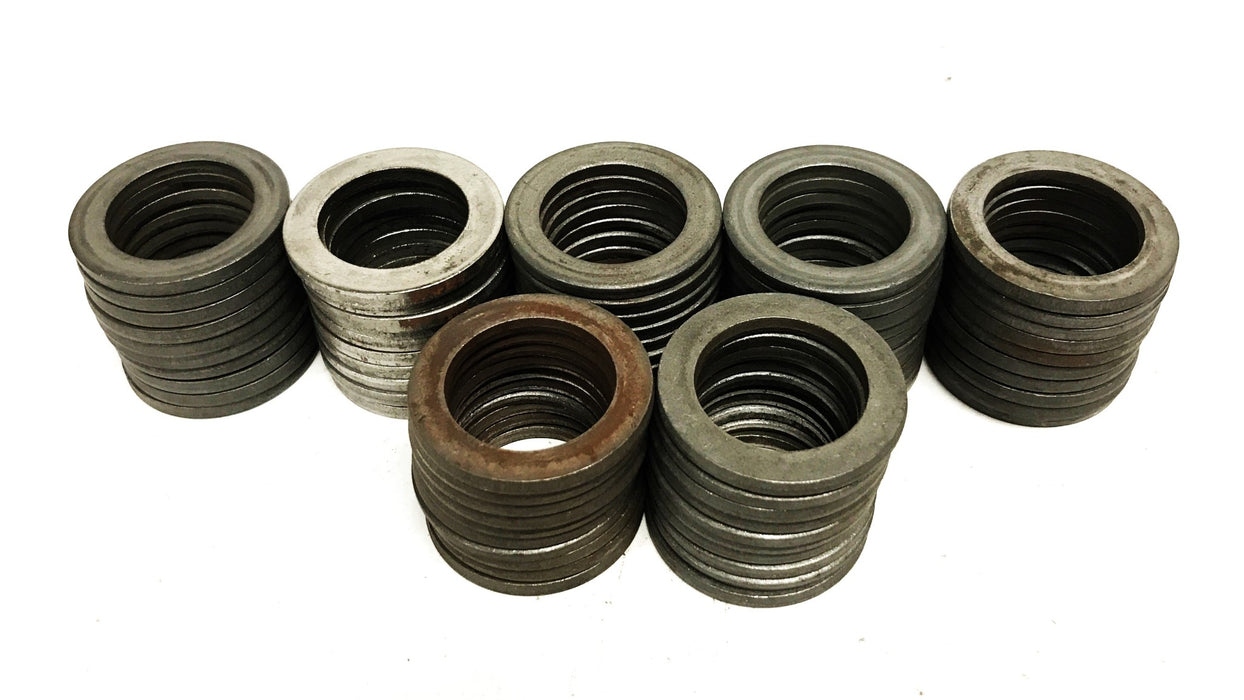 Unbranded 1-1/2 O.D. x 1 I.D. x 0.133 Depth Thrust Washers [Lot of 70] NOS