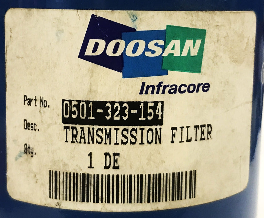 Doosan Transmission Oil Filter 0501-323-154 NOS