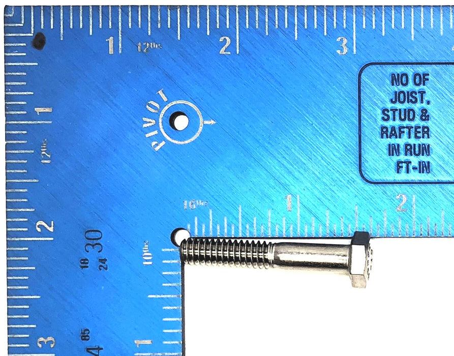 THE 1/4"-20 x 1-1/2" Stainless Steel Hex Head Cap Screw F593C [Lot of 100] NOS