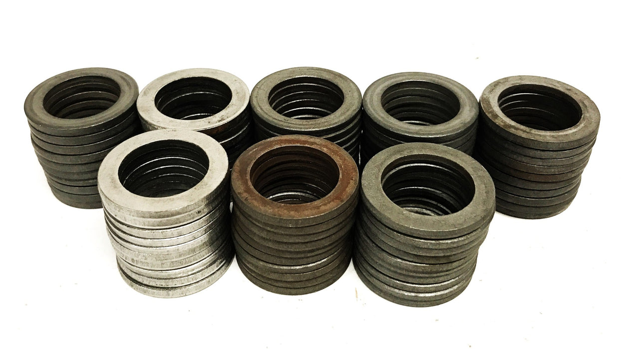 Unbranded 1-1/2 O.D. x 1 I.D. x 0.133 Depth Thrust Washers [Lot of 80] NOS