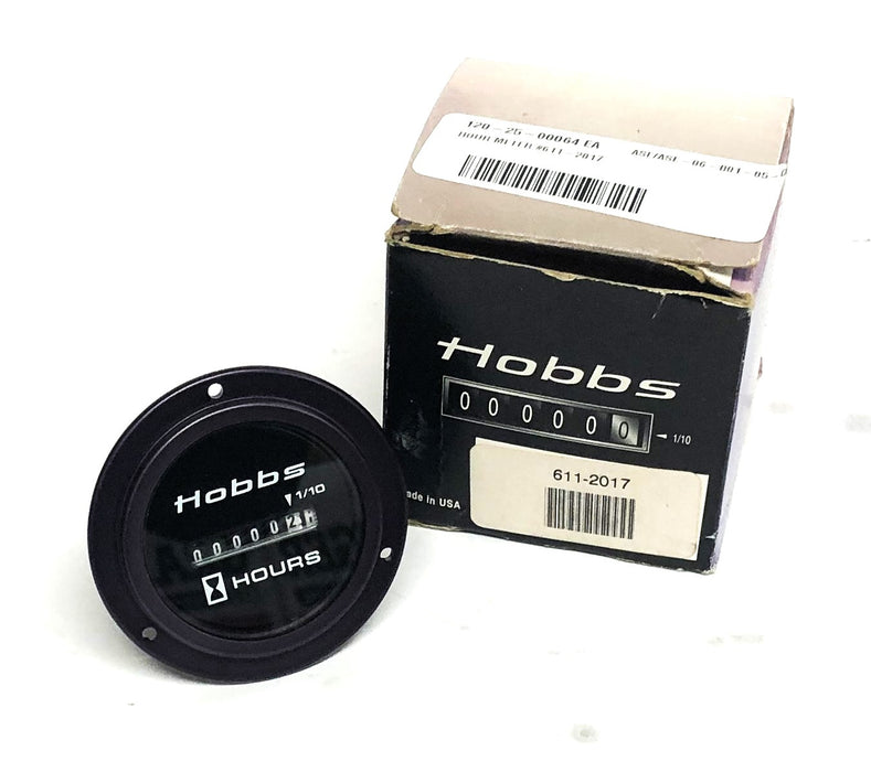 Hobbs 120VAC 60Hz .03 AMPS MAX Elapsed Time Indicator 20017 NOS